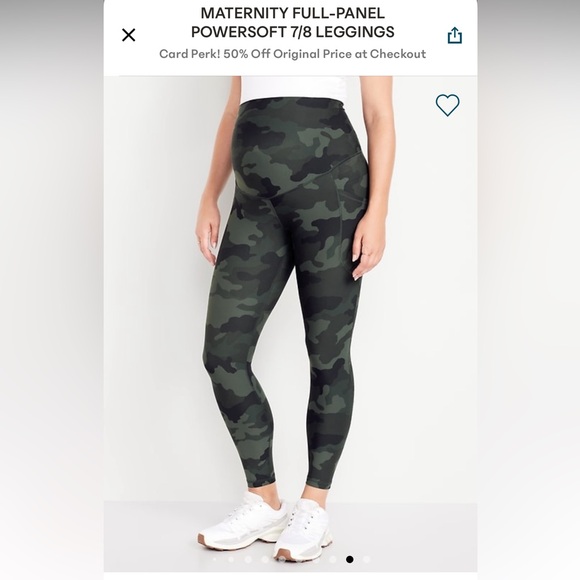Old Navy Maternity Full Panel Powersoft Leggings - Picture 1 of 3